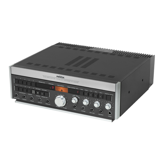 Revox B780 Service Manual