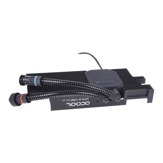 Alphacool NexXxoS GPX-N 1080pro-M21 Instruction Manual
