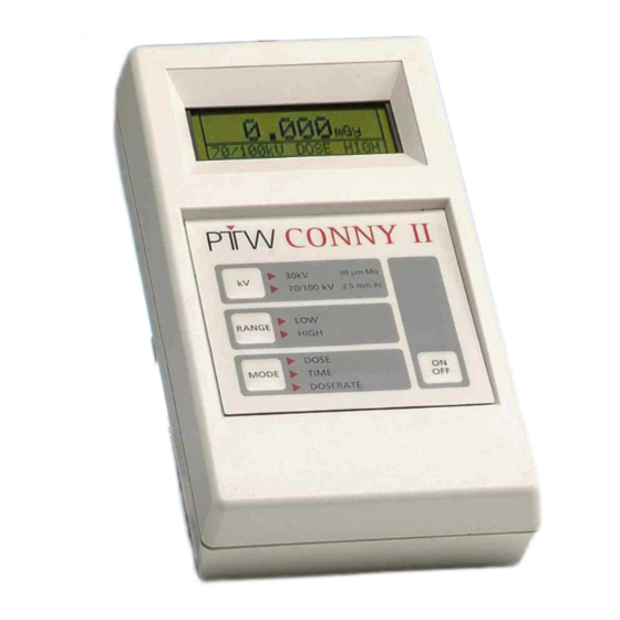 PTW CONNY II T11007 User Manual