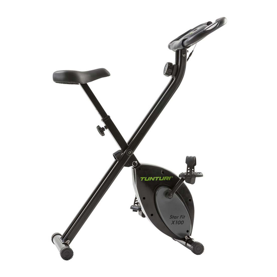 Tunturi Star Fit X100 X-Bike User Manual