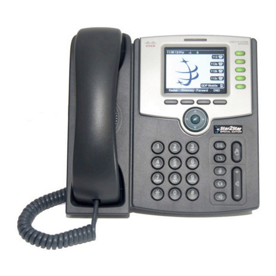 Star2Star Cisco SPA525G2 Quick User Manual