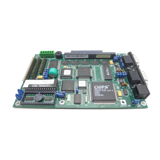 Arcom SBC104 Technical Manual