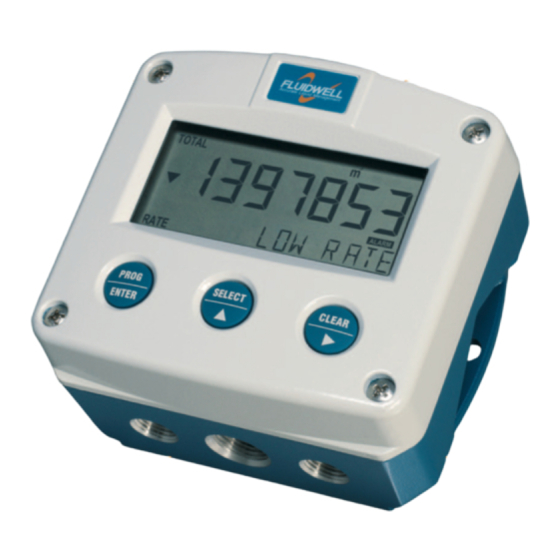 Fluidwell F1-A-PD-OS Series Meter Alarm Manuals