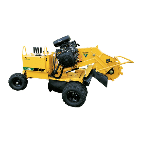 Vermeer SC252 Quick Start Manual