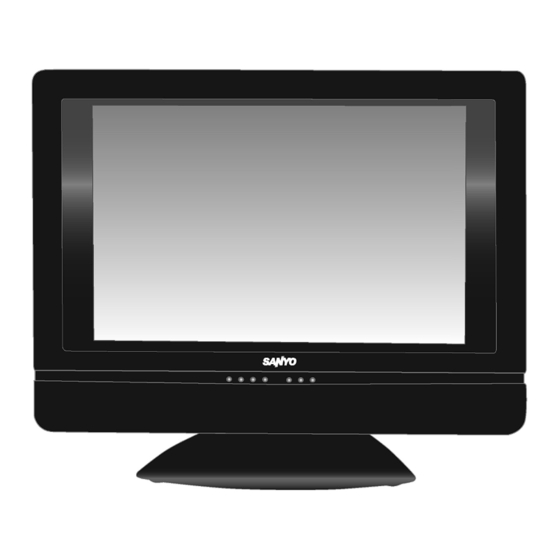 Sanyo LCD-19XR7SN LCD TV Manuals