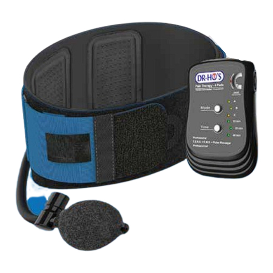 DR-HO'S Triple Action Back Belt User Manual