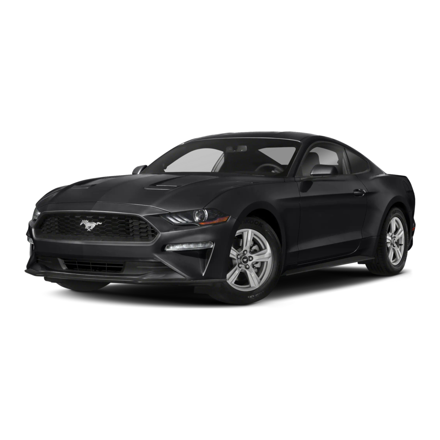 Ford MUSTANG 2019 Manual