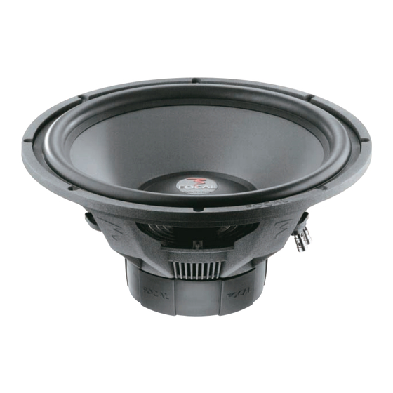 Focal Polyglass 40 V1 Specification Sheet