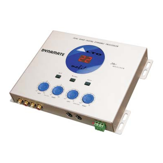 Alto DYNAMATE User Manual