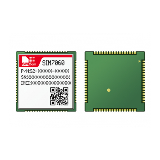 SimCom SIM7060 Series Application Note
