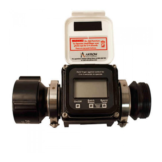 Akron Brass AkroFlow 9301 Installation, Operating And Maintenance Instructions