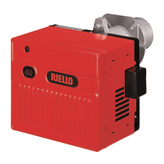 Riello 40 FS5D Installation, Use And Maintenance Instructions