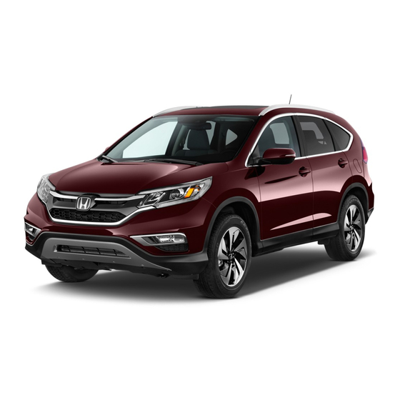 Honda CR-V 2016 Manual