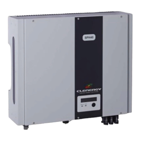 Clenergy SPH50 Installation And Operation Manual