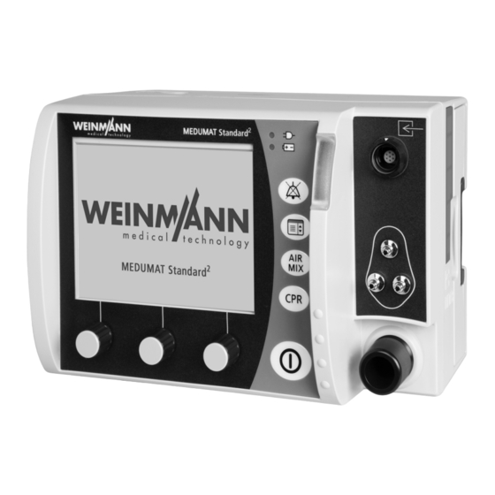 Weinmann MEDUMAT Standard2 Instructions For Use Manual