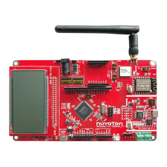 Nuvoton NuMaker-IoT-M2354U User Manual