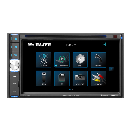 Boss Audio Systems ELITE BV765B Owner's Manual