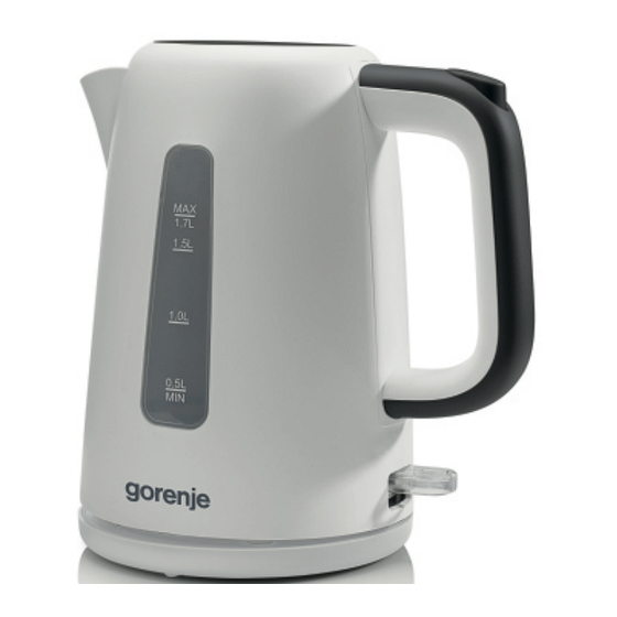 Gorenje K17XG Instruction Manual