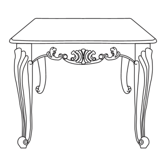 Homelegance 8570-04 Assembly Instruction