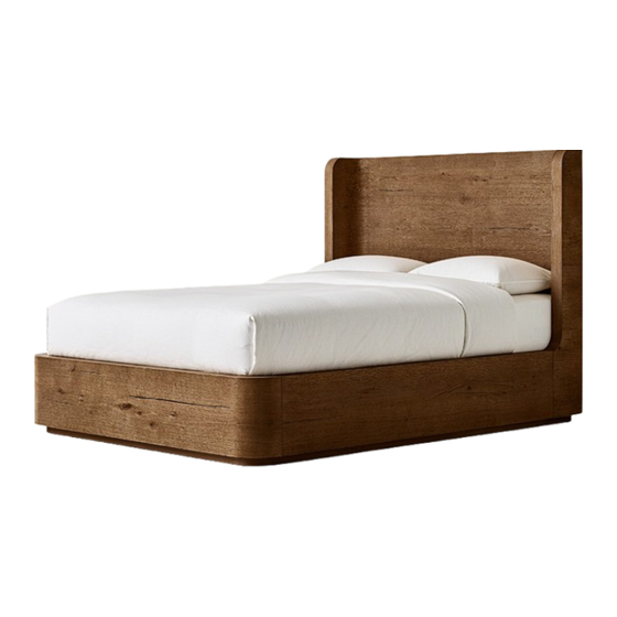 RH Teen RH BABY&CHILD OSLO SHELTER PLATFORM BED TWIN Assembly/Installation Instructions