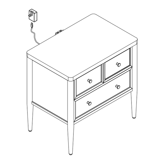 Living Spaces AUSTEN B2101W-103 Assembly Instructions