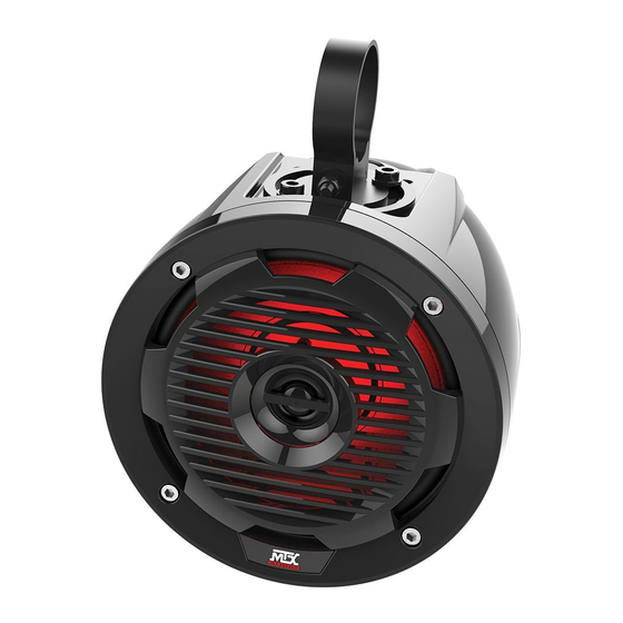 MTX THUNDER SPORTSMUD65P Owner's Manual