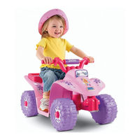 Fisher-Price Barbie Power Wheels N3460 Owner's Manual