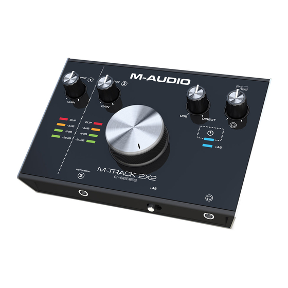 M-Audio M-TRACK 2X2 User Manual