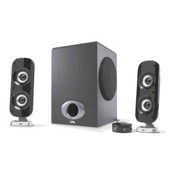 Cyber Acoustics CA-3858BT Owner's Manual