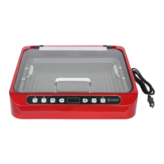 User Manuals: Cooks CC14SLG Smokeless Induction Cooker
