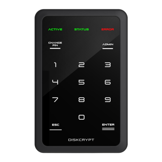ST Engineering Electronics DigiSAFE DiskCrypt M10 Manuals