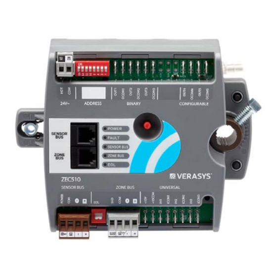 Verasys LC-ZEC510 Series Manuals