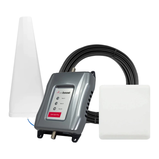 Wilson Electronics weboost AH100-PRO Installation Manual