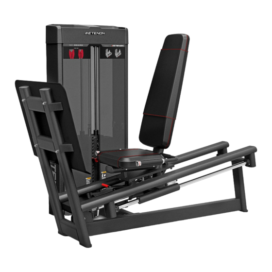 ETENON Fitness SEATED LEG PRE Owner's Manual