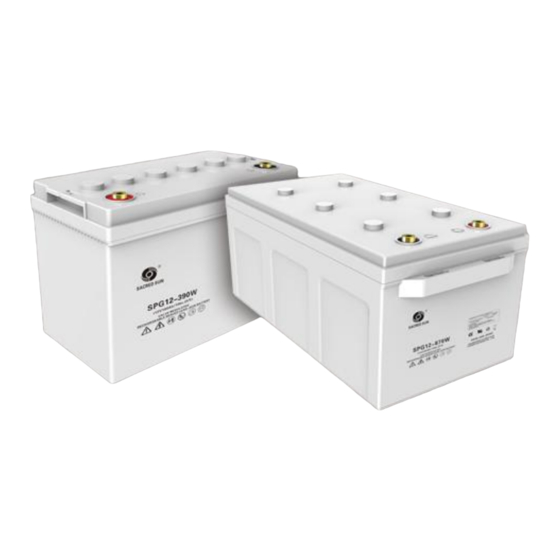 Sacred Sun SPG12-390W Technical Manual