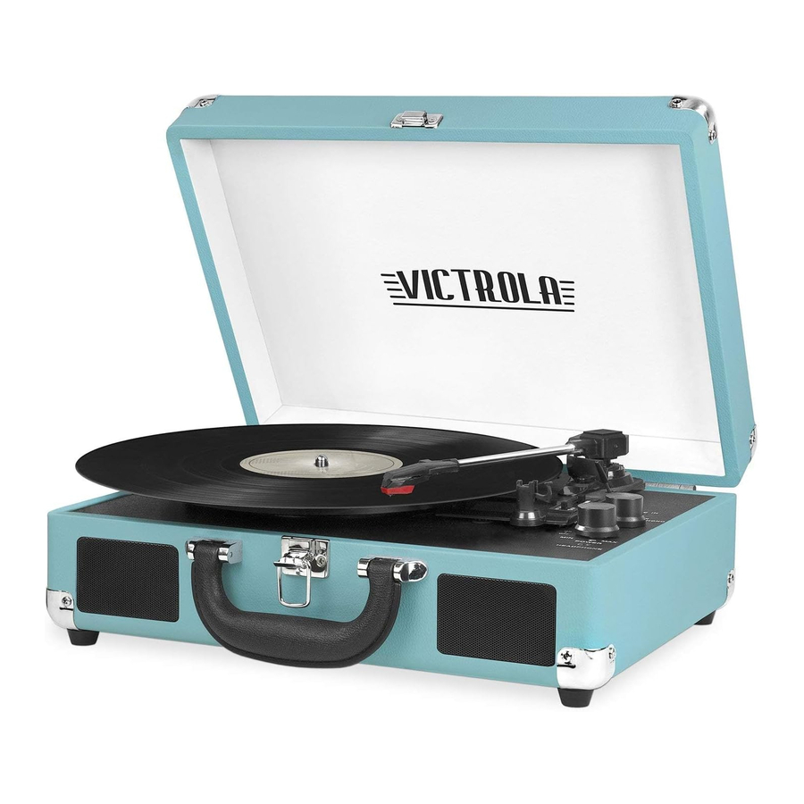 Victrola VSC-550BT - Bluetooth Turntable Manual