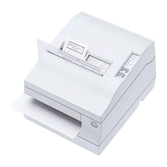 Epson U950 - TM B/W Dot-matrix Printer Manuals