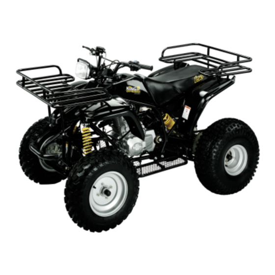Texas Off-Roader King 150 MRX Manuals