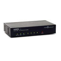 Audio Authority HDMI Distribution Amplifiers 1390A Series Specifications