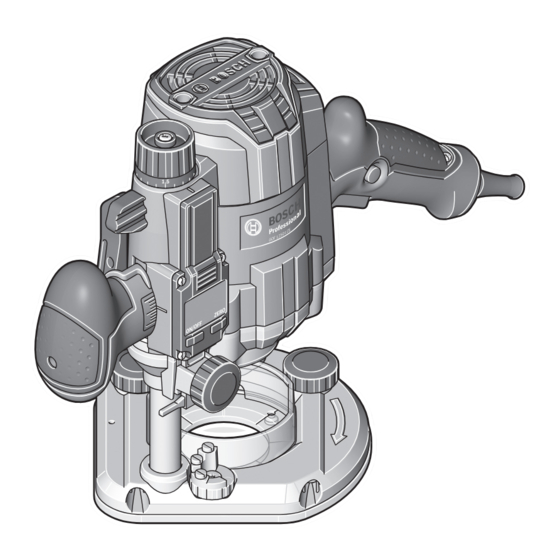 Bosch GOF Professional 1250 CE Manuals