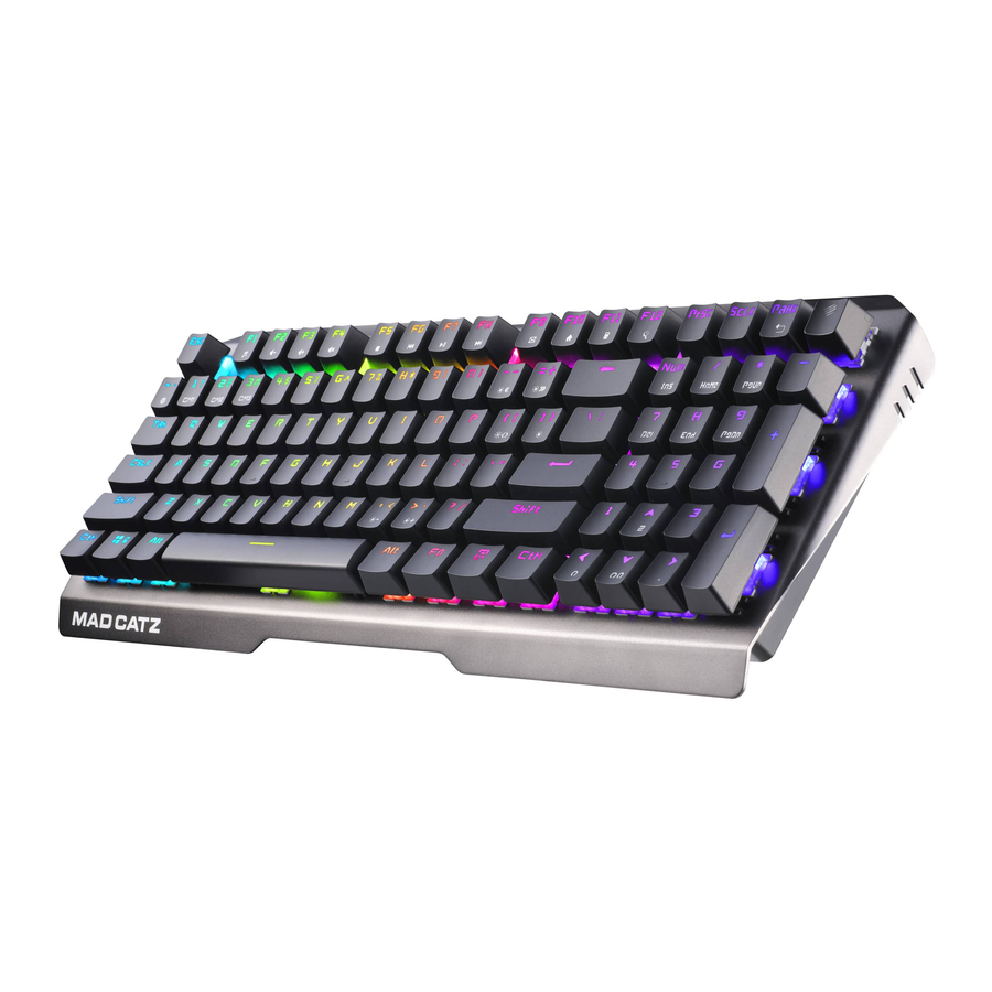 MAD CATZ S.T.R.I.K.E. 13 - Chameleon RGB Mechanical Gaming Keyboard Manual