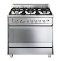 SMEG Freestanding Gas Range C6GGXU Instruction Manual