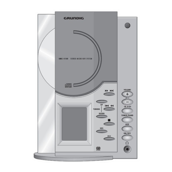 Grundig CIRFLEXX UMS 4100 Manual