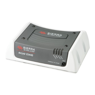 Sierra Wireless airlink es440 Quick Start Manual