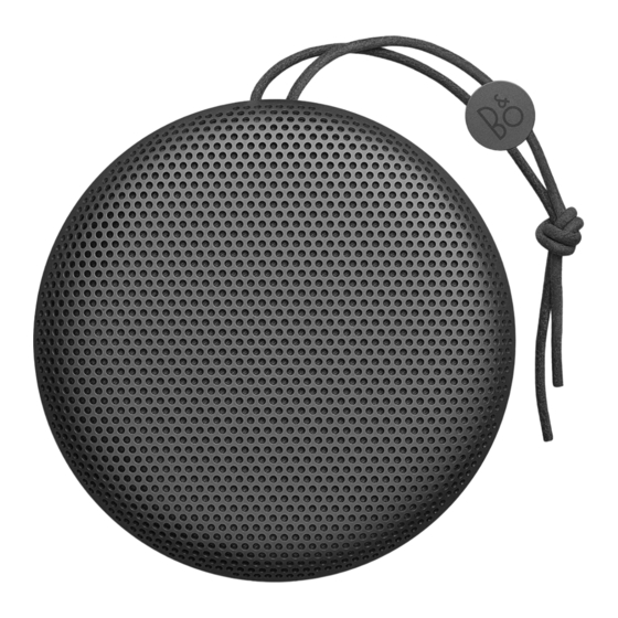 BeoPlay A1 Manuals