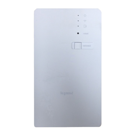 LEGRAND Intuity WiFi to RFLC Bridge Installation Instructions