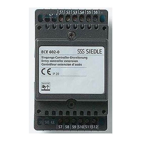 SSS Siedle ECE 602-0 Product Information