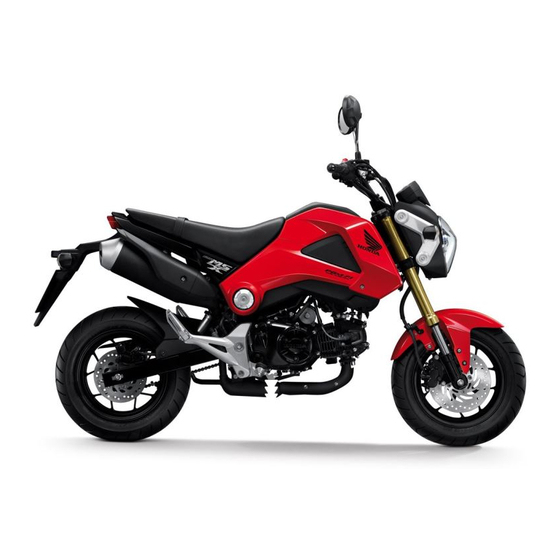 Honda Grom125 2015 Manual