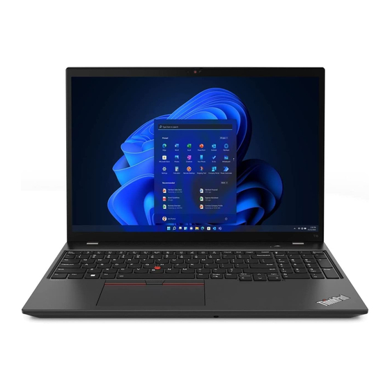 Lenovo ThinkPad T16 Gen 1 User Manual