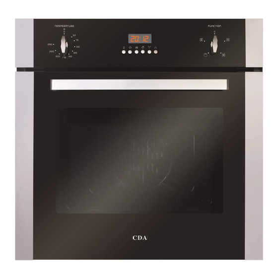 CDA SA117 Manual For Installation, Use And Maintenance